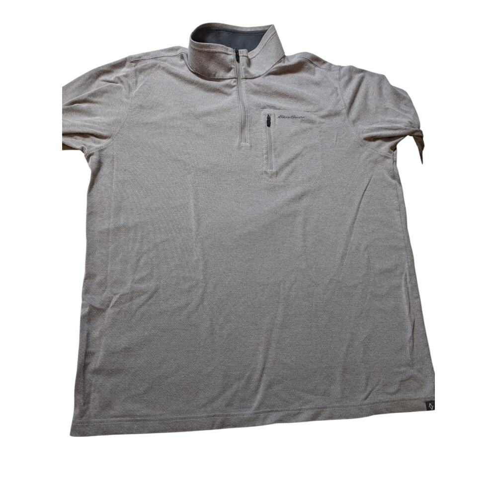 Eddie Bauer Travex Quarter Zip Pullover Mens TXL Tall Light Performance Hiking - Picture 5 of 12